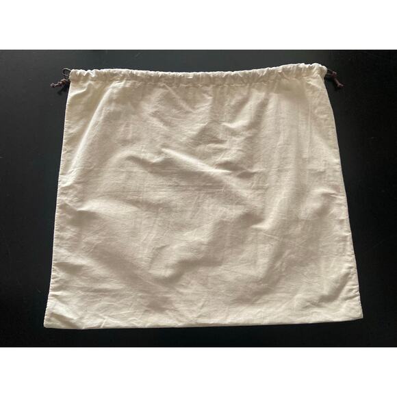 MICHAEL KORS Large Cream/Brown Dust Bag 19"x17" - Picture 4 of 6